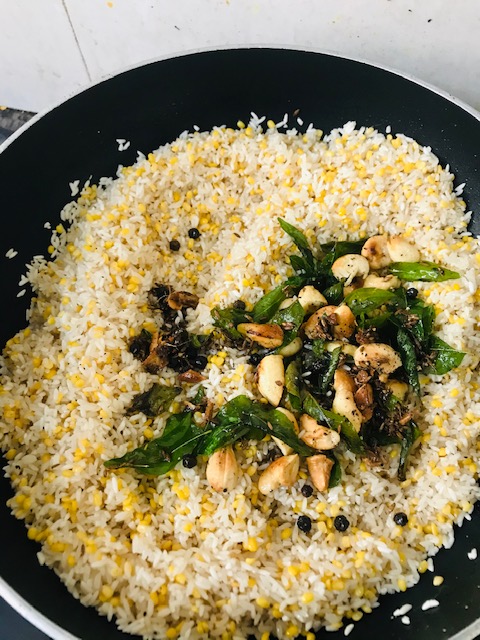 homemade pongal mix