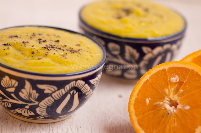 Mango orange gazpacho