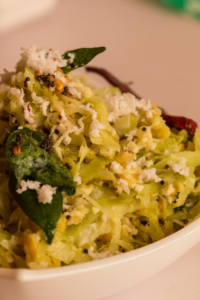 Cabbage Dal Curry Veenas Vegnation