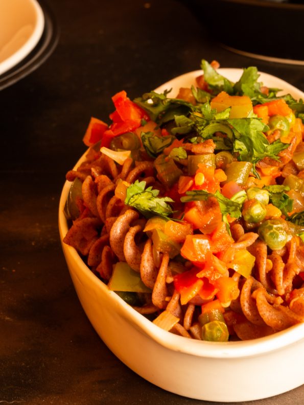 Finger millet pasta