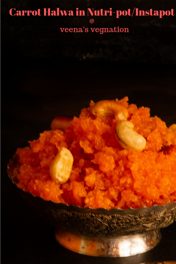 Carrot Halwa in Nutri-pot_Instapot