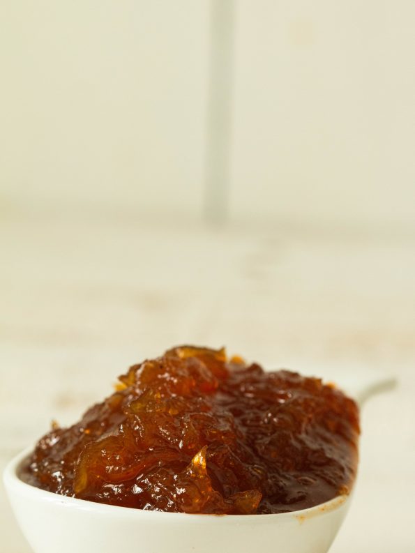 Instant pot spicy and sweet mango chuyney