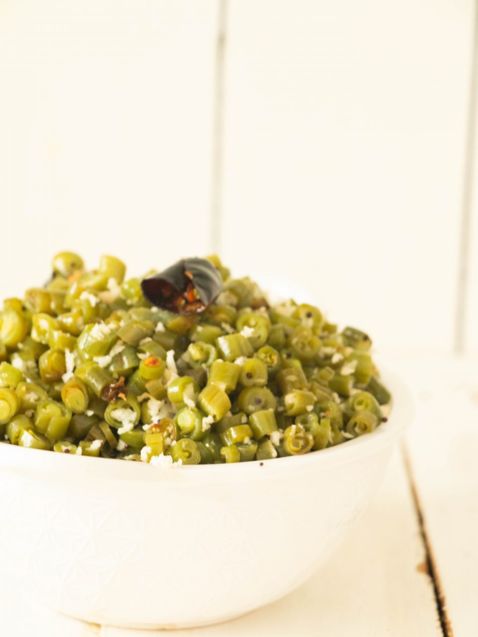 Instant pot green beans poriyal Veenas Vegnation